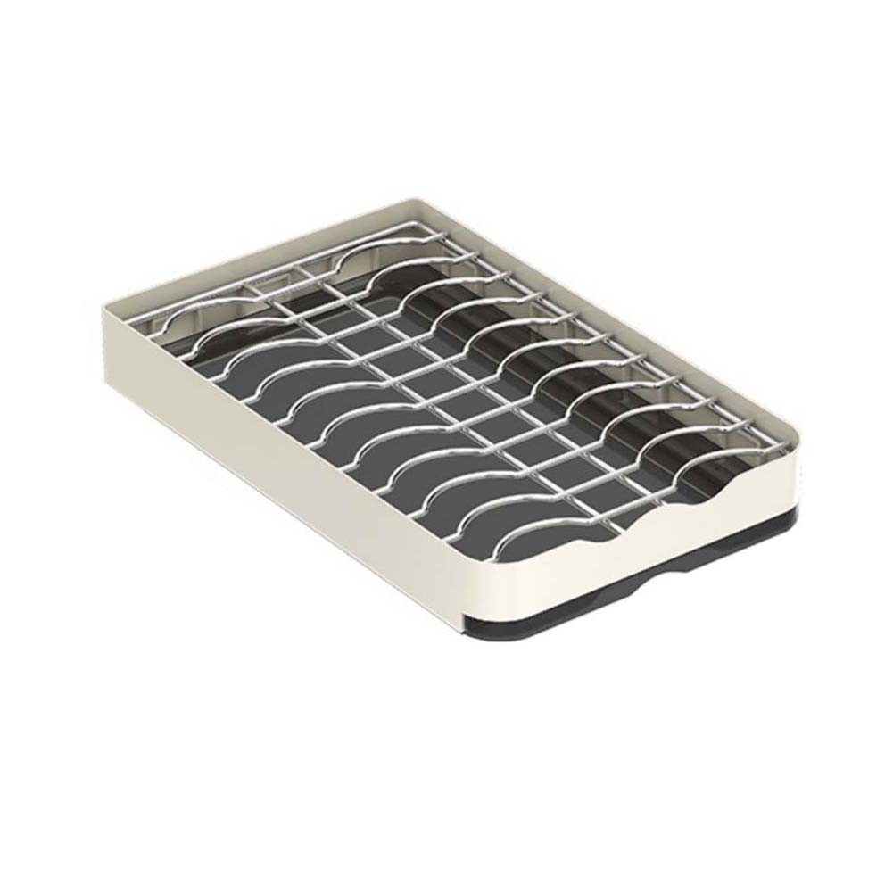 Stainless Dish Rack Retractable Pull Basket for Kitchen Cabinets and Countertops - Picture 23 of 26