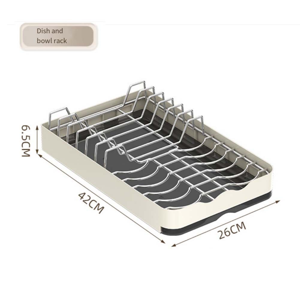 Stainless Dish Rack Retractable Pull Basket for Kitchen Cabinets and Countertops - Picture 24 of 26