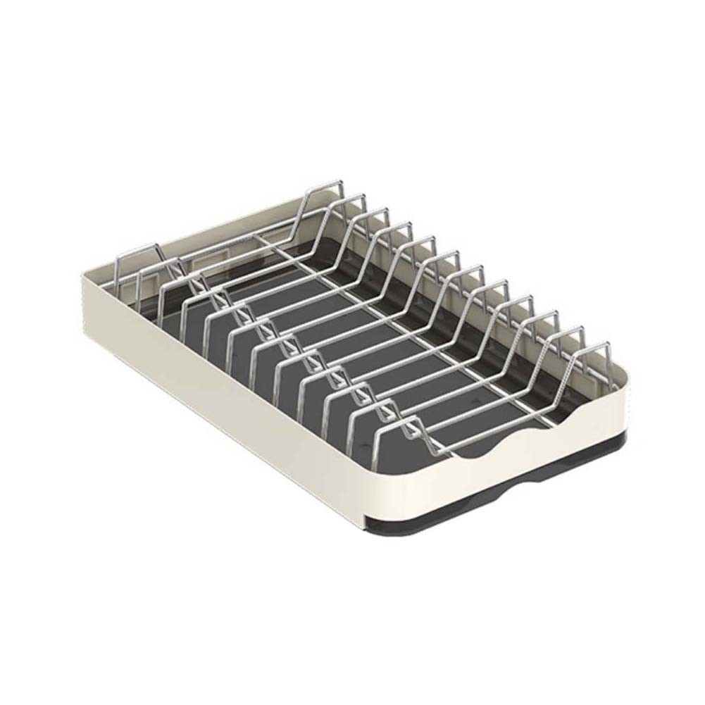 Stainless Dish Rack Retractable Pull Basket for Kitchen Cabinets and Countertops - Picture 19 of 26