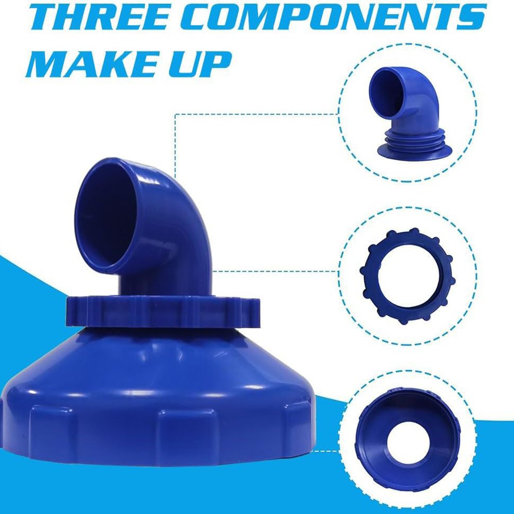 32 mm Compatible Pool Nozzle Set with Complete Installation Accessories