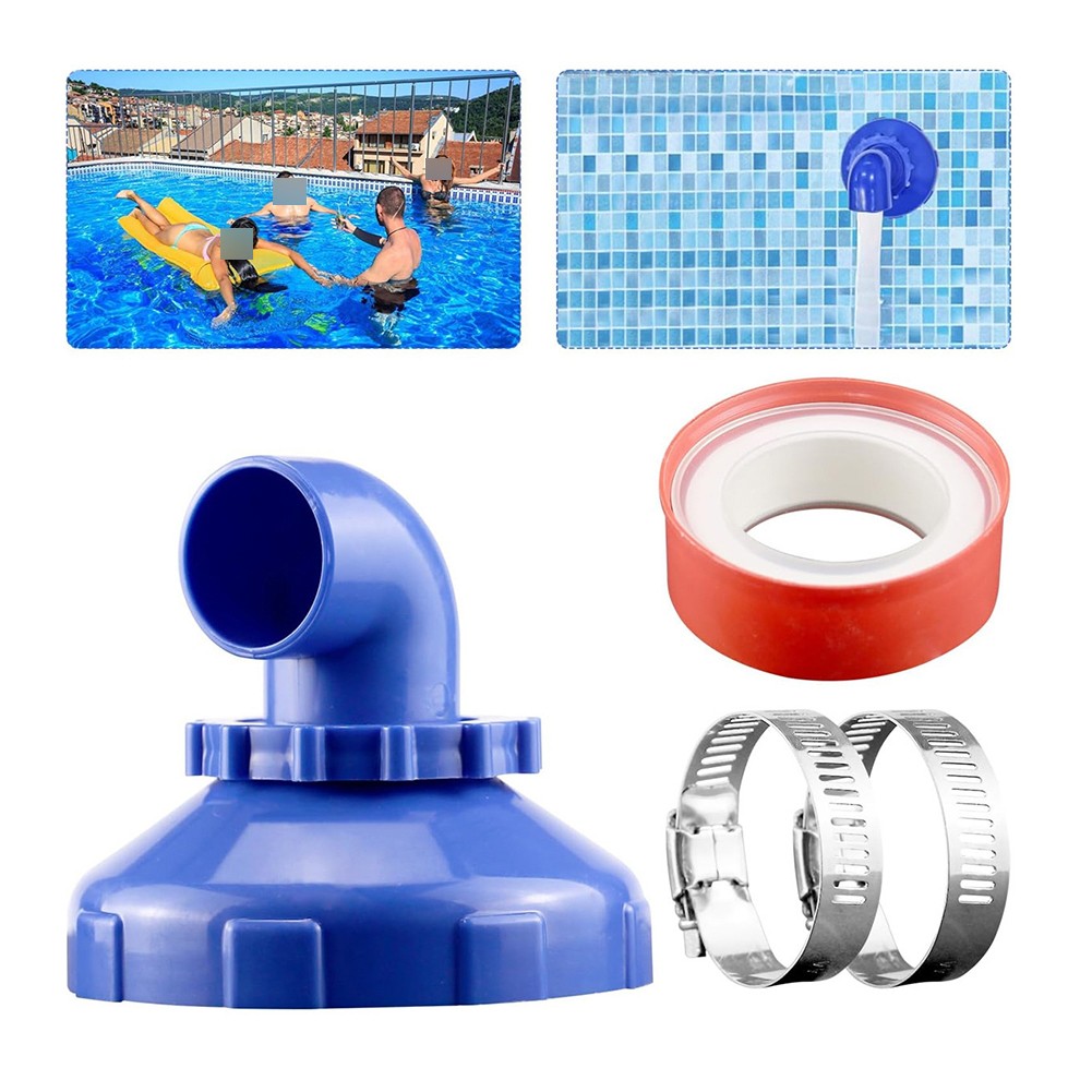 32 mm Compatible Pool Nozzle Set with Complete Installation Accessories