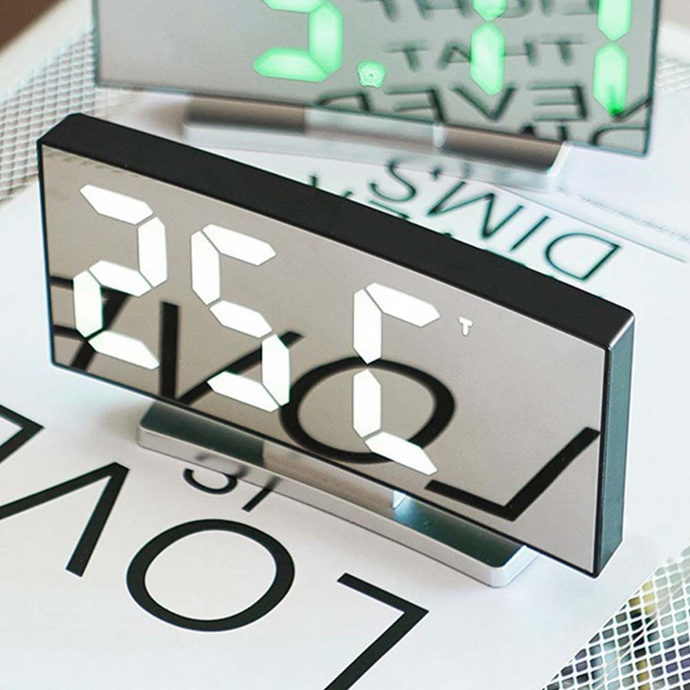 User Friendly LED Clock with Alarm Function Simple Design for Everyone