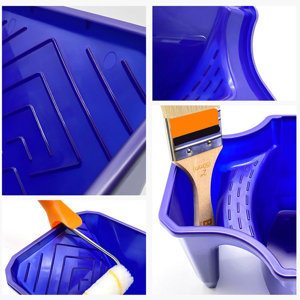Comfort Grip Tray Ergonomische Farbwanne Tiefbrunnen Design Integrierter Pinselh - Bild 24 von 25