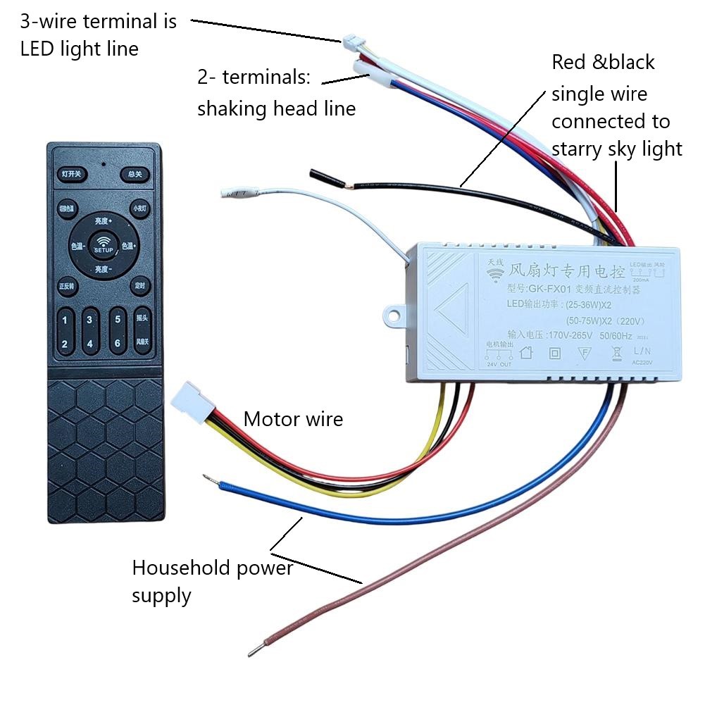 Effortless 6 Speed Remote for LED Ceiling Fans with Enhanced Airflow Control - Picture 42 of 42