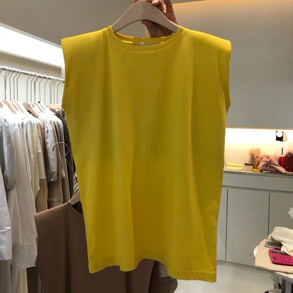 Solid Color Loose Sleeveless TShirts for Women Summer Casual Tops for Holidays - Picture 30 of 44
