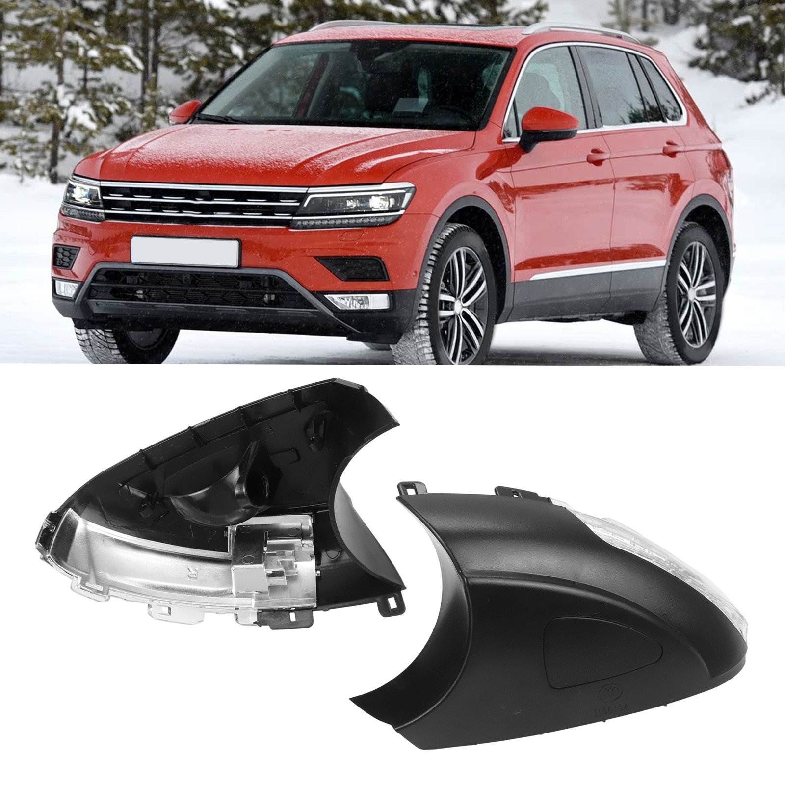 Upgrade Your Vehicle with Turn Signal Lights for Tiguan and For Sharan Mirrors - Picture 36 of 43
