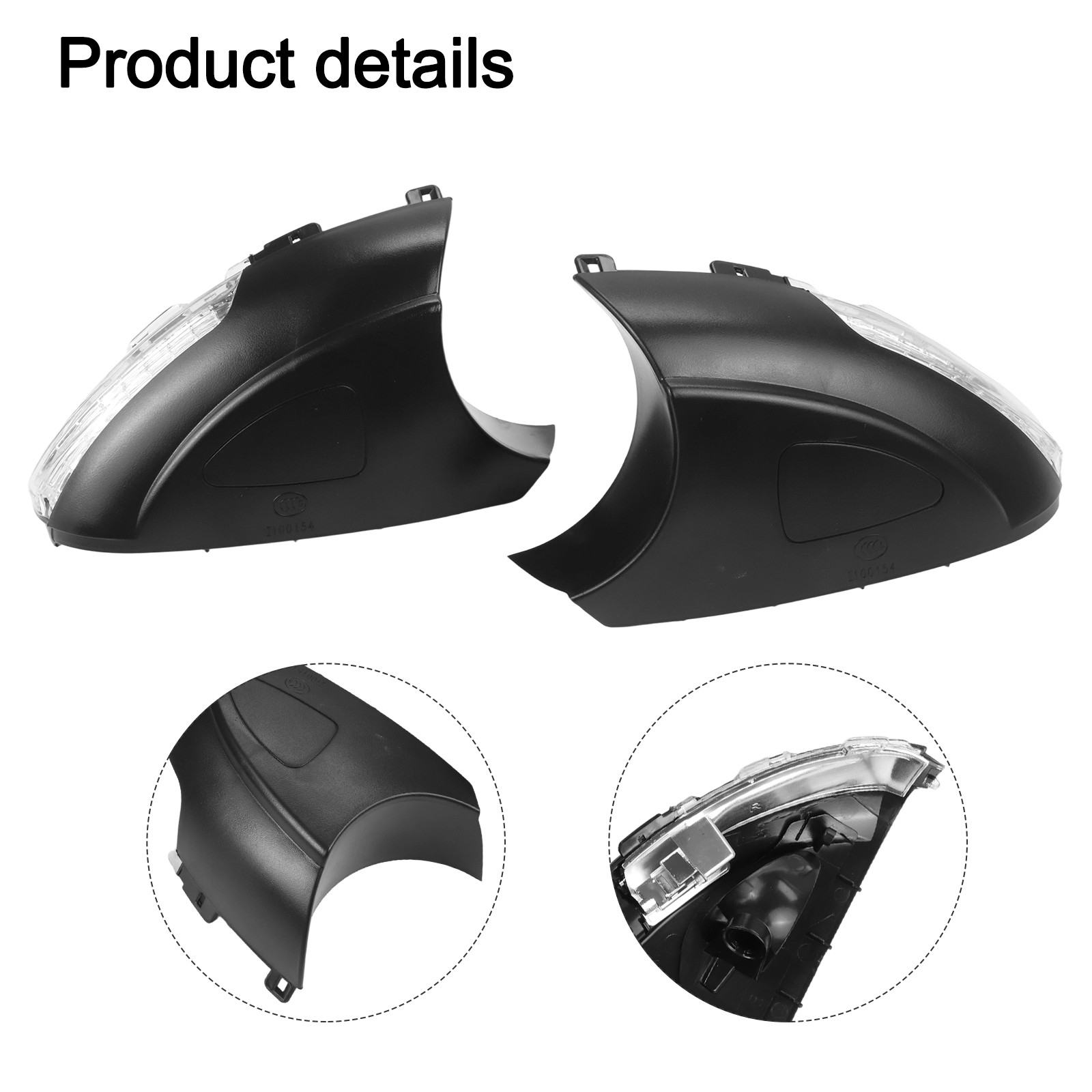 Upgrade Your Vehicle with Turn Signal Lights for Tiguan and For Sharan Mirrors - Picture 34 of 43