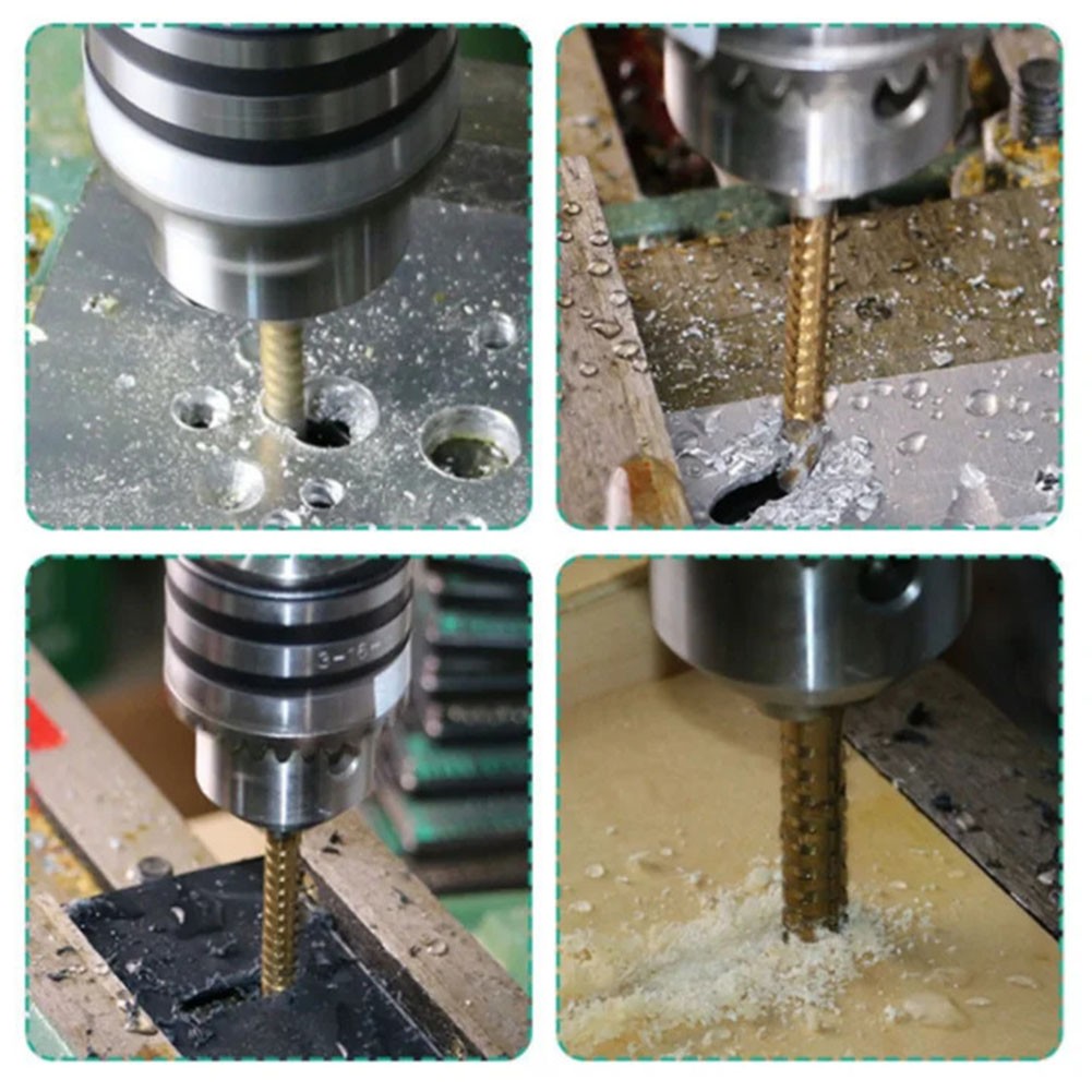 Multi Purpose HSS Drill Bits Set for Wood Metal Plastic with 6 Size Options