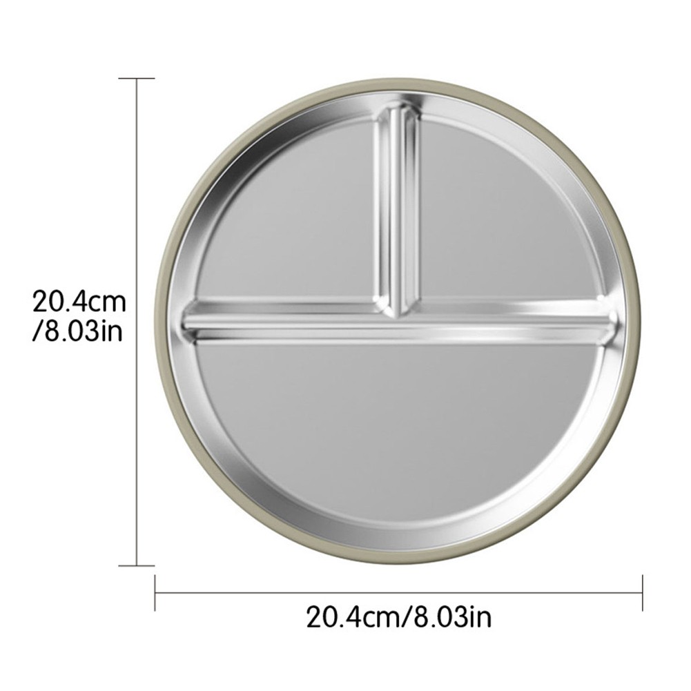 Promote Healthy Eating with Divided Stainless Steel Plate for Little Hands - Picture 32 of 42