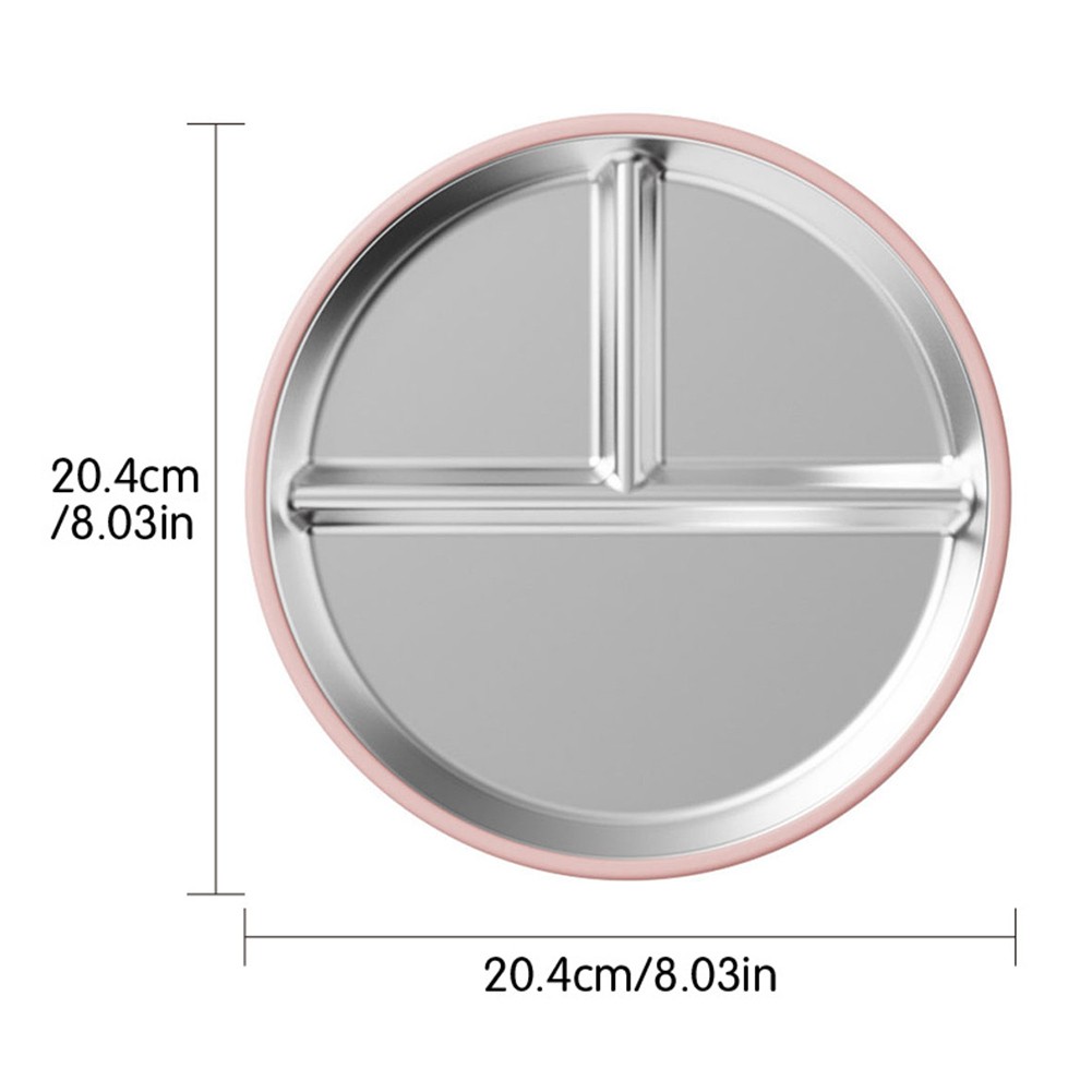 Promote Healthy Eating with Divided Stainless Steel Plate for Little Hands - Picture 23 of 42
