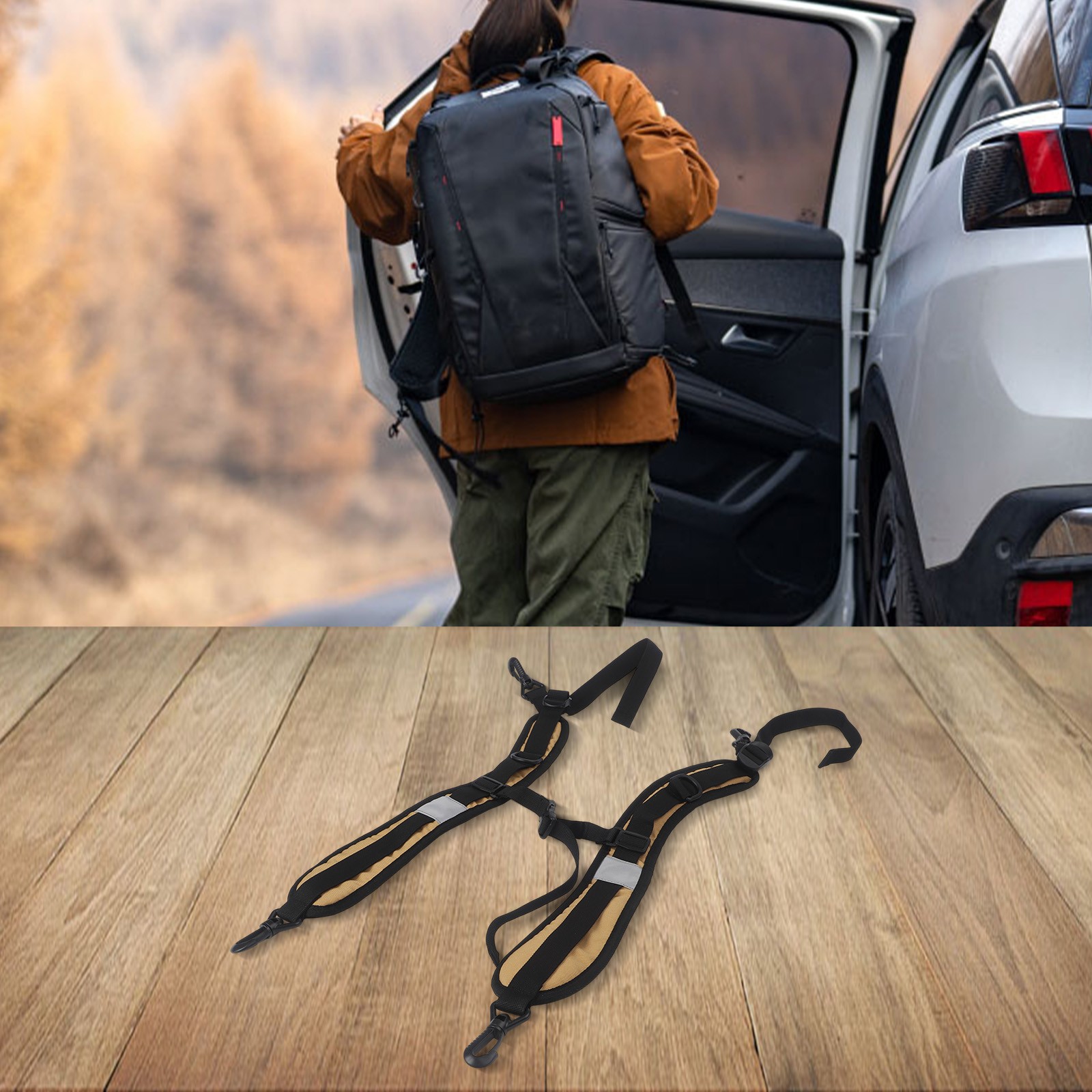 Adjustable Backpack Strap Adjustable Length Outdoor Activities For School Bag