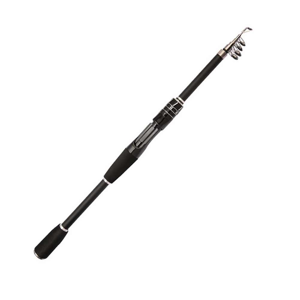 Compact Telescopic Fishing Rod 1 8m 2 1m 2 4m for Trout and Bass Fishing