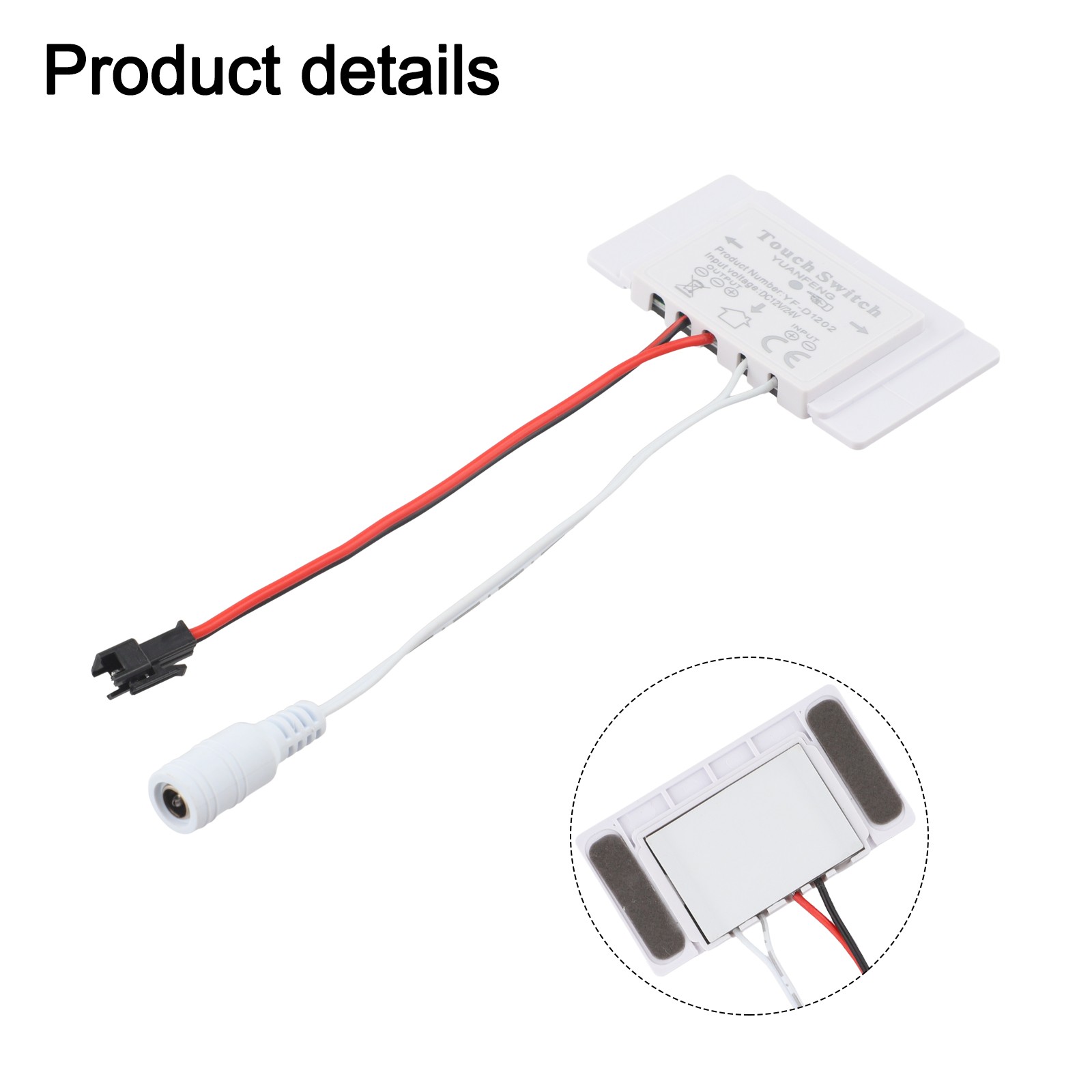 Touch Sensor Switch 12V 5A 60W LED Single Button for Bathroom Mirror Lights - Picture 24 of 45