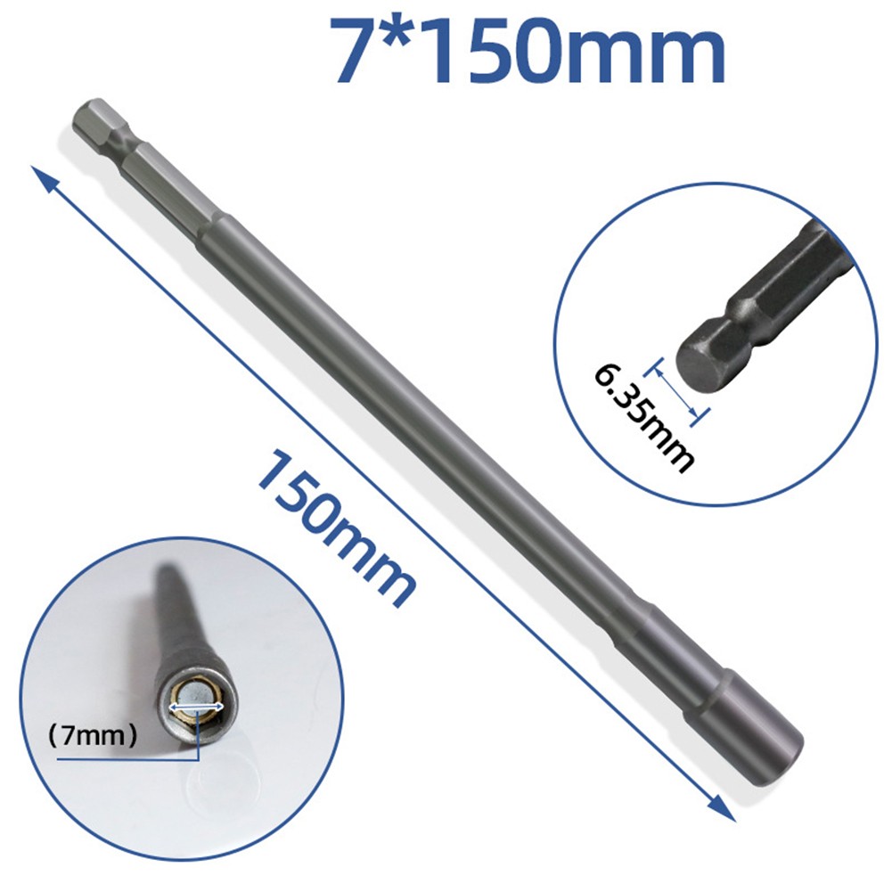 150mm Extension Bit Adapter for Hexagonal Wrench and Screwdriver Tasks - Picture 22 of 34