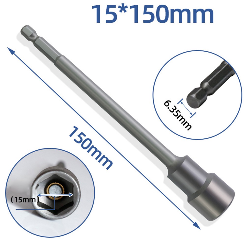 150mm Extension Bit Adapter for Hexagonal Wrench and Screwdriver Tasks - Picture 30 of 34