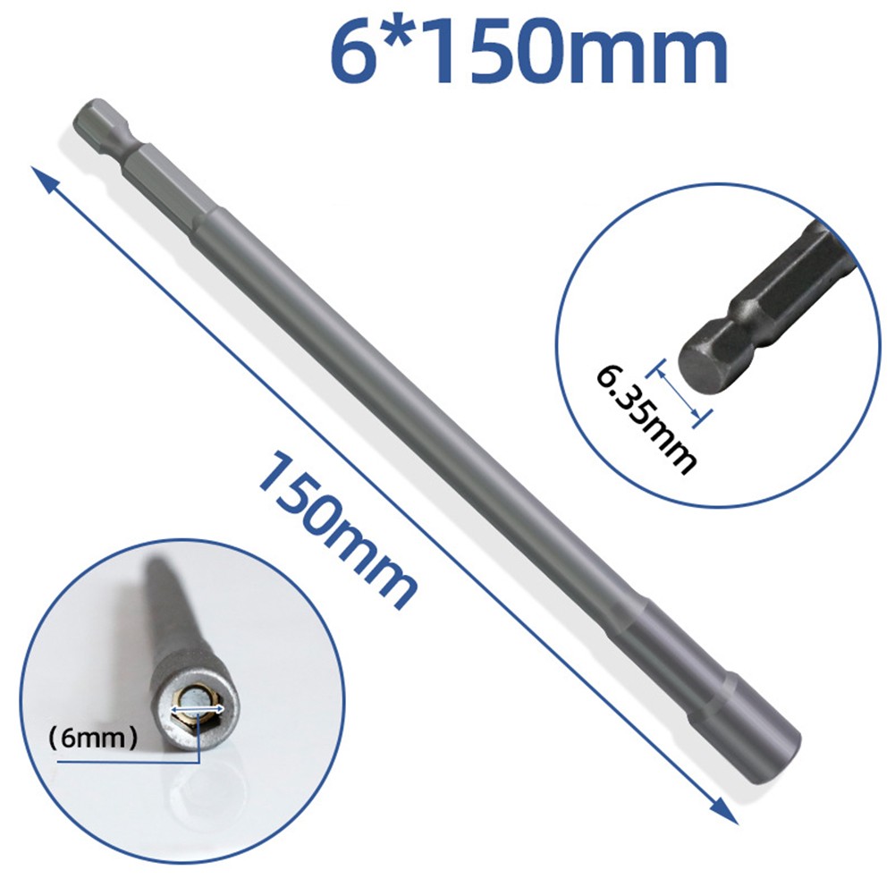 150mm Extension Bit Adapter for Hexagonal Wrench and Screwdriver Tasks - Picture 21 of 34