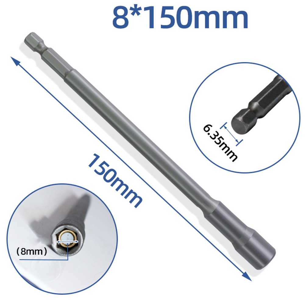150mm Extension Bit Adapter for Hexagonal Wrench and Screwdriver Tasks - Picture 23 of 34