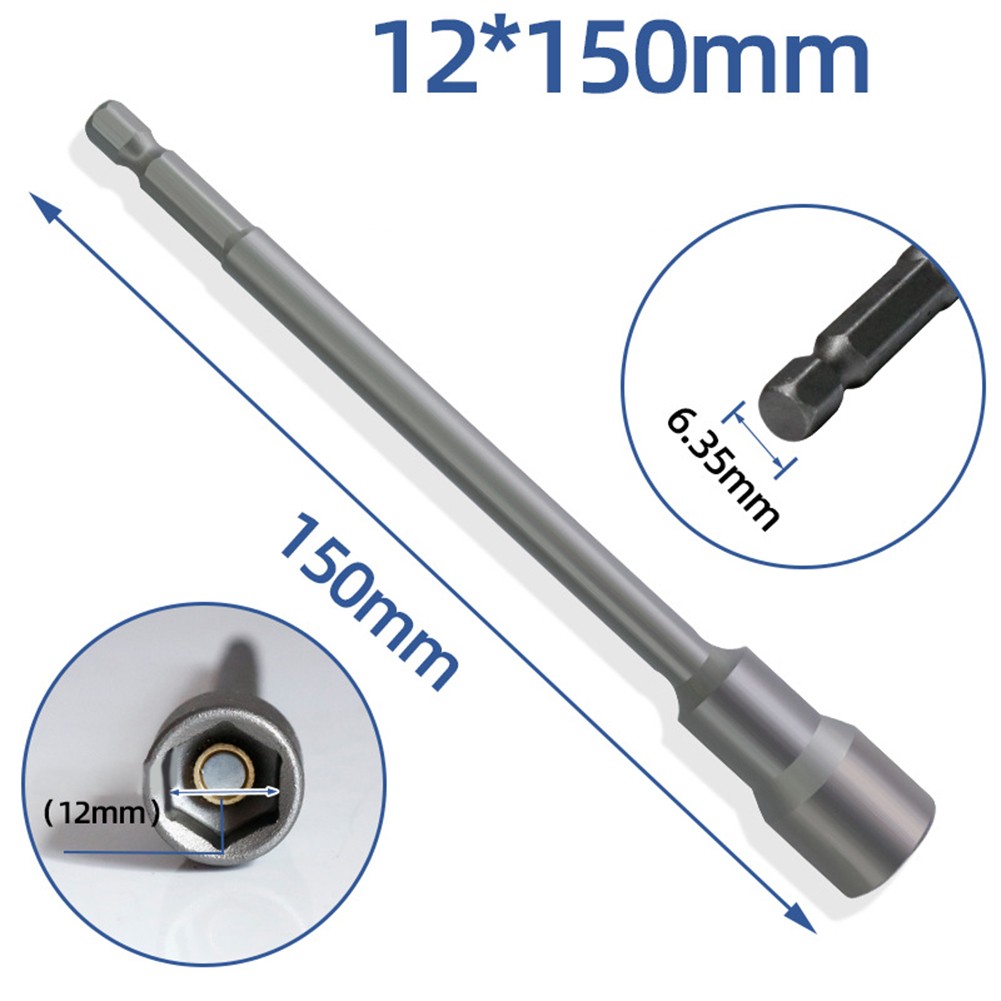 150mm Extension Bit Adapter for Hexagonal Wrench and Screwdriver Tasks - Picture 27 of 34