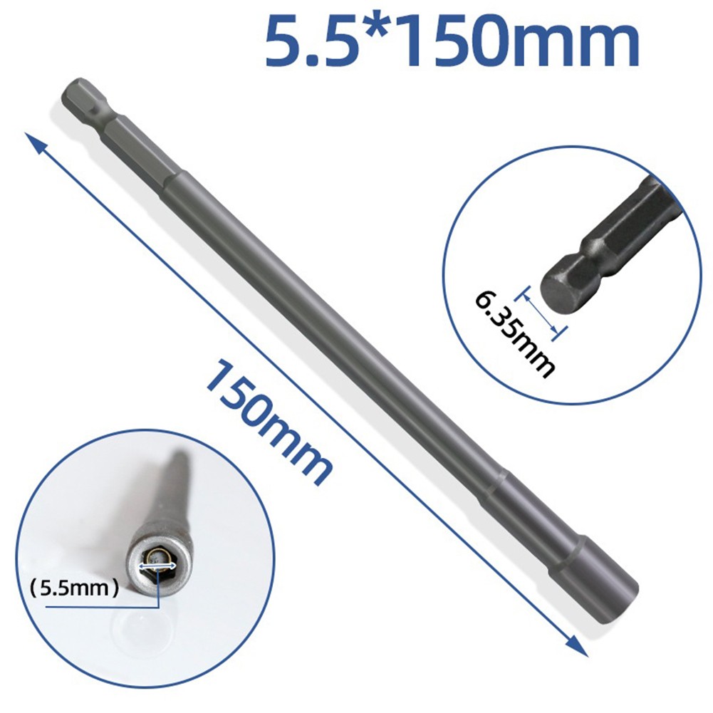 150mm Extension Bit Adapter for Hexagonal Wrench and Screwdriver Tasks - Picture 20 of 34