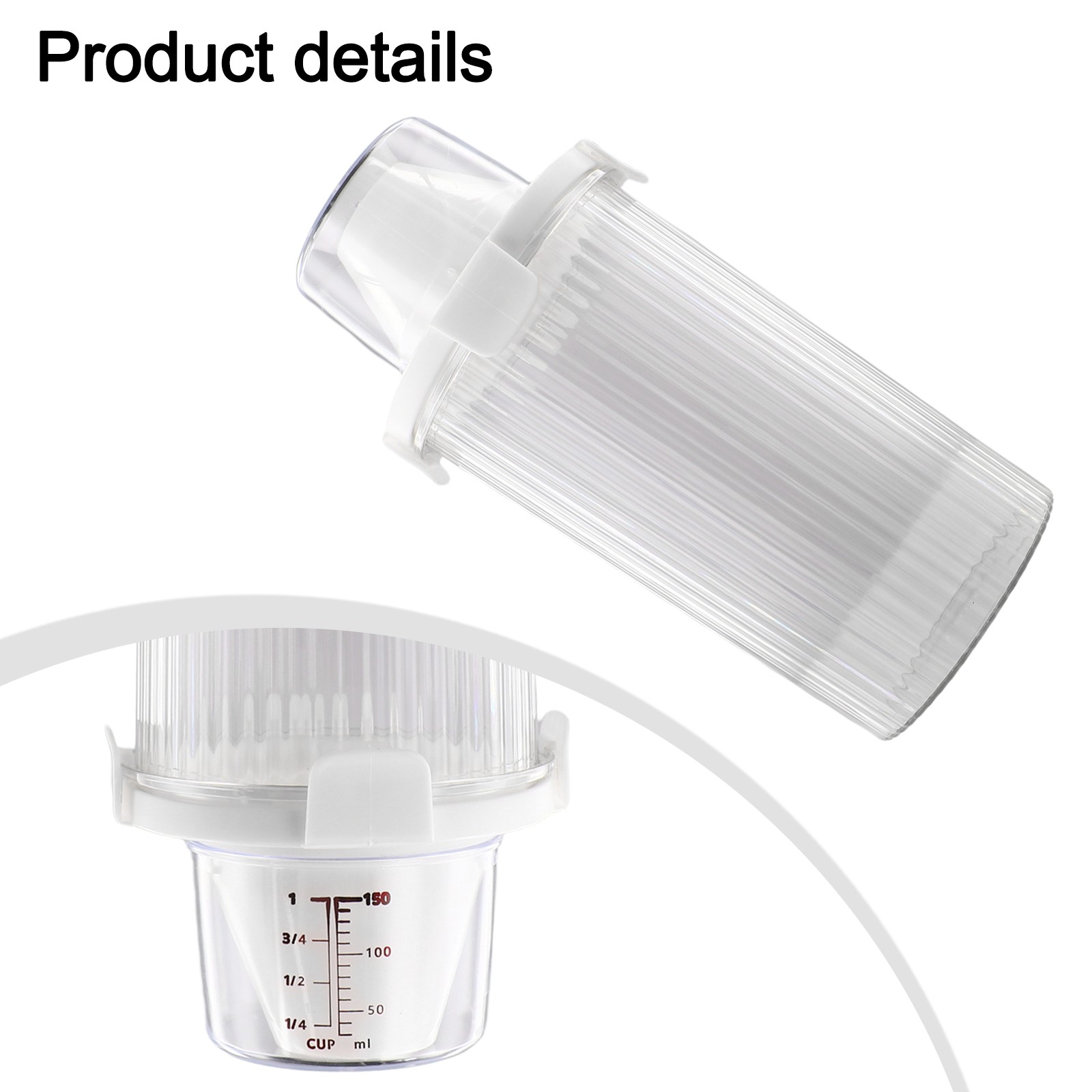 Cereal Organizer Dry Food Storage Easy Dispensing Food Management Measuring Cup - Picture 21 of 35