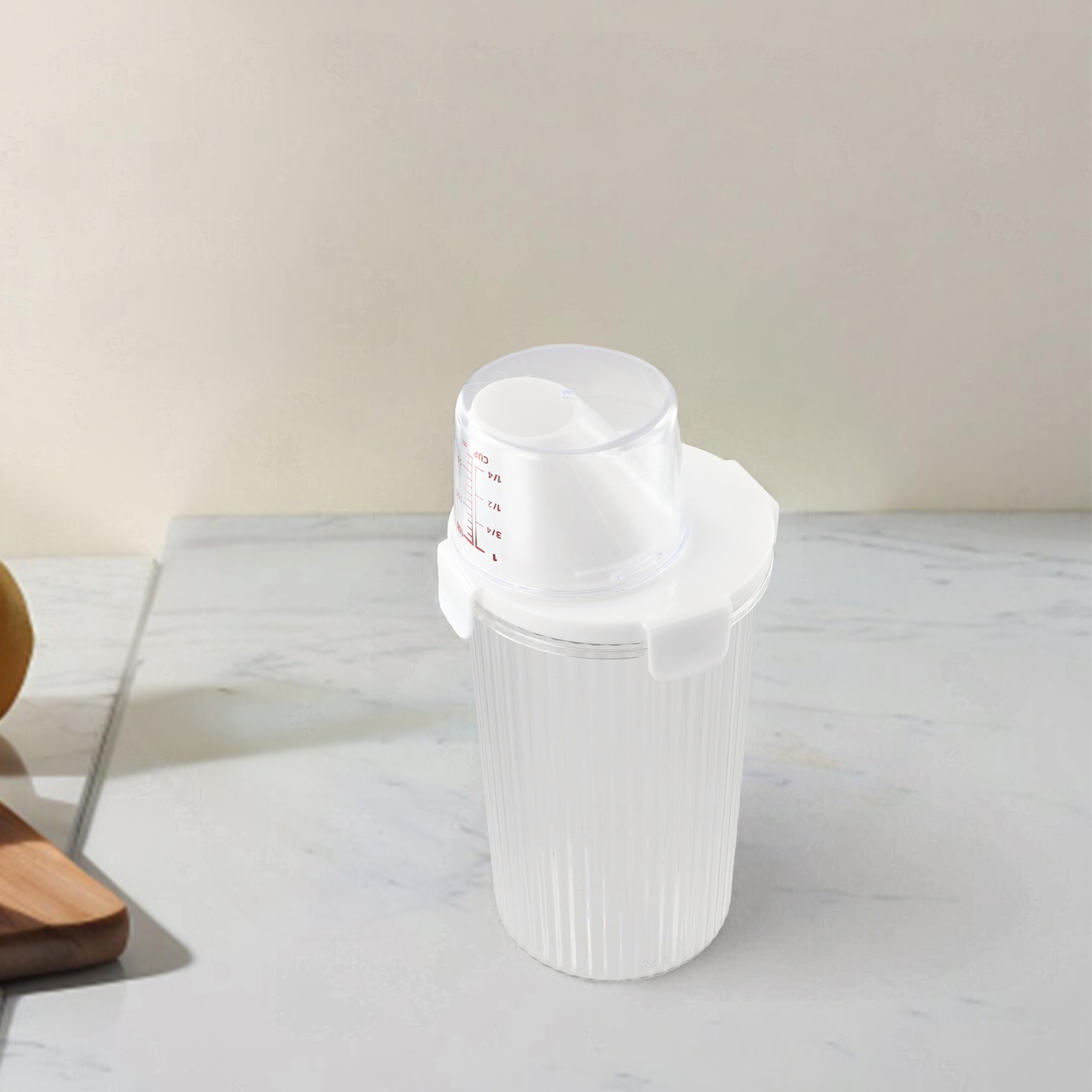 Cereal Organizer Dry Food Storage Easy Dispensing Food Management Measuring Cup - Picture 26 of 35