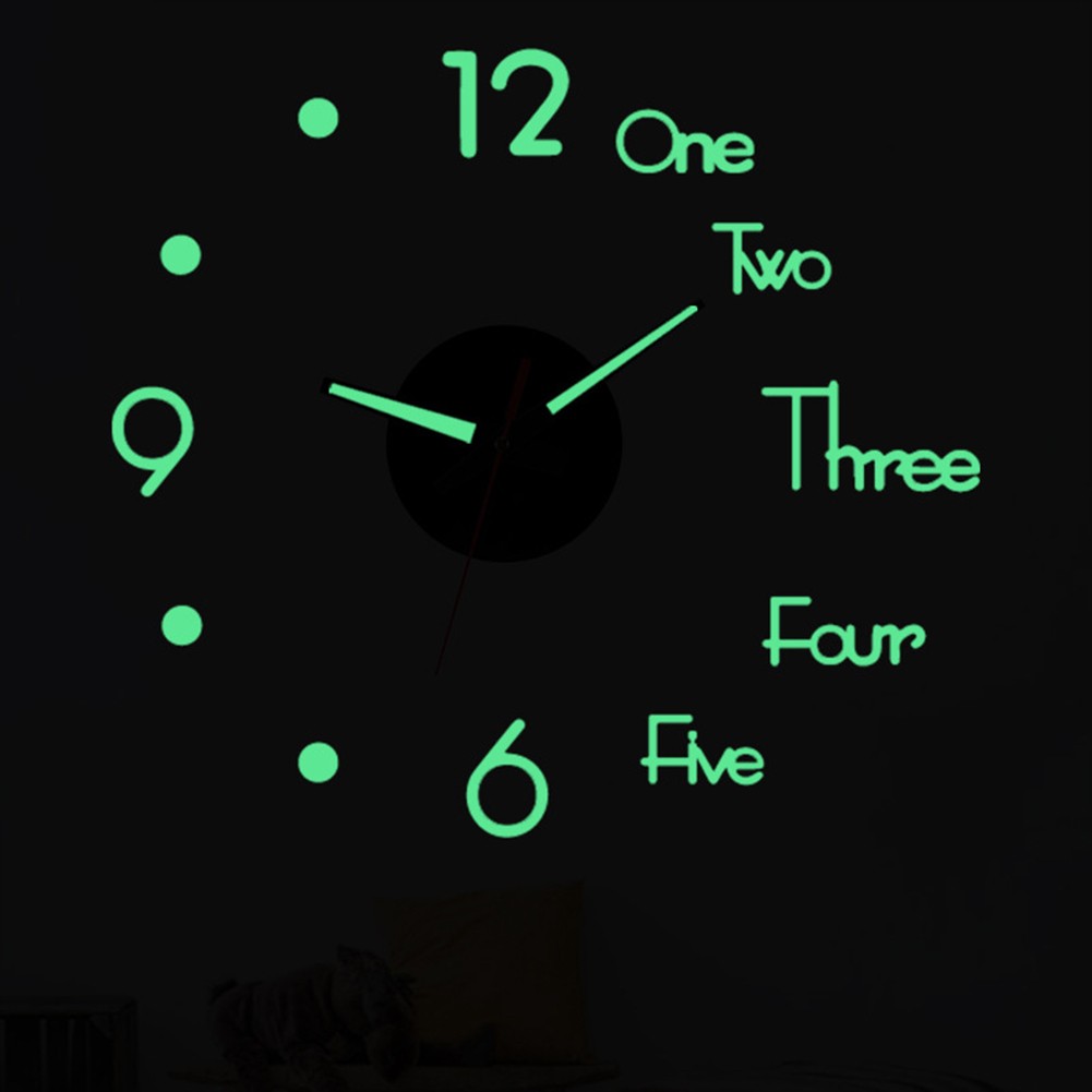 Reloj de pared moderno acrílico con pegatina espejo: elegante decoración hágalo usted mismo para su sala de estar - Imagen 16 de 16