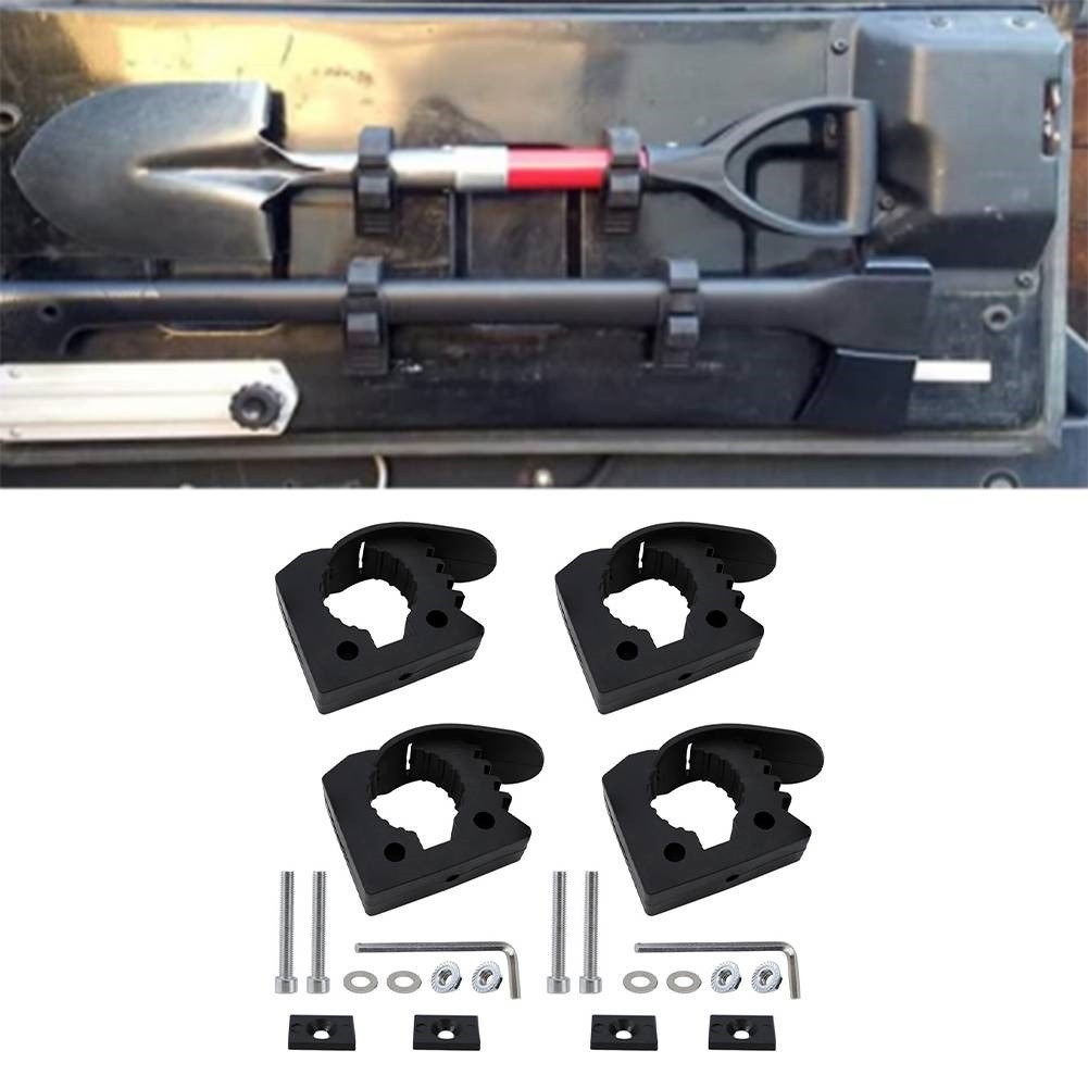 Porta Pala Portapacchi da Tetto Morsetto Sgancio Rapido Trasporto Fuoristrada per Camion - Foto 23 di 26