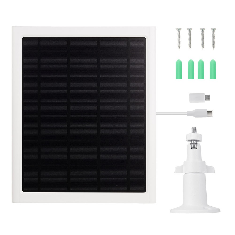 6W Solar Panel with 3 Meter Cable for Outdoor For Ring Security System