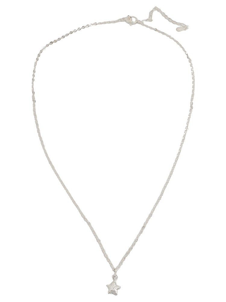 Stylish Brushed Star Zircon Necklace with Copper Material for Durability - Picture 23 of 25