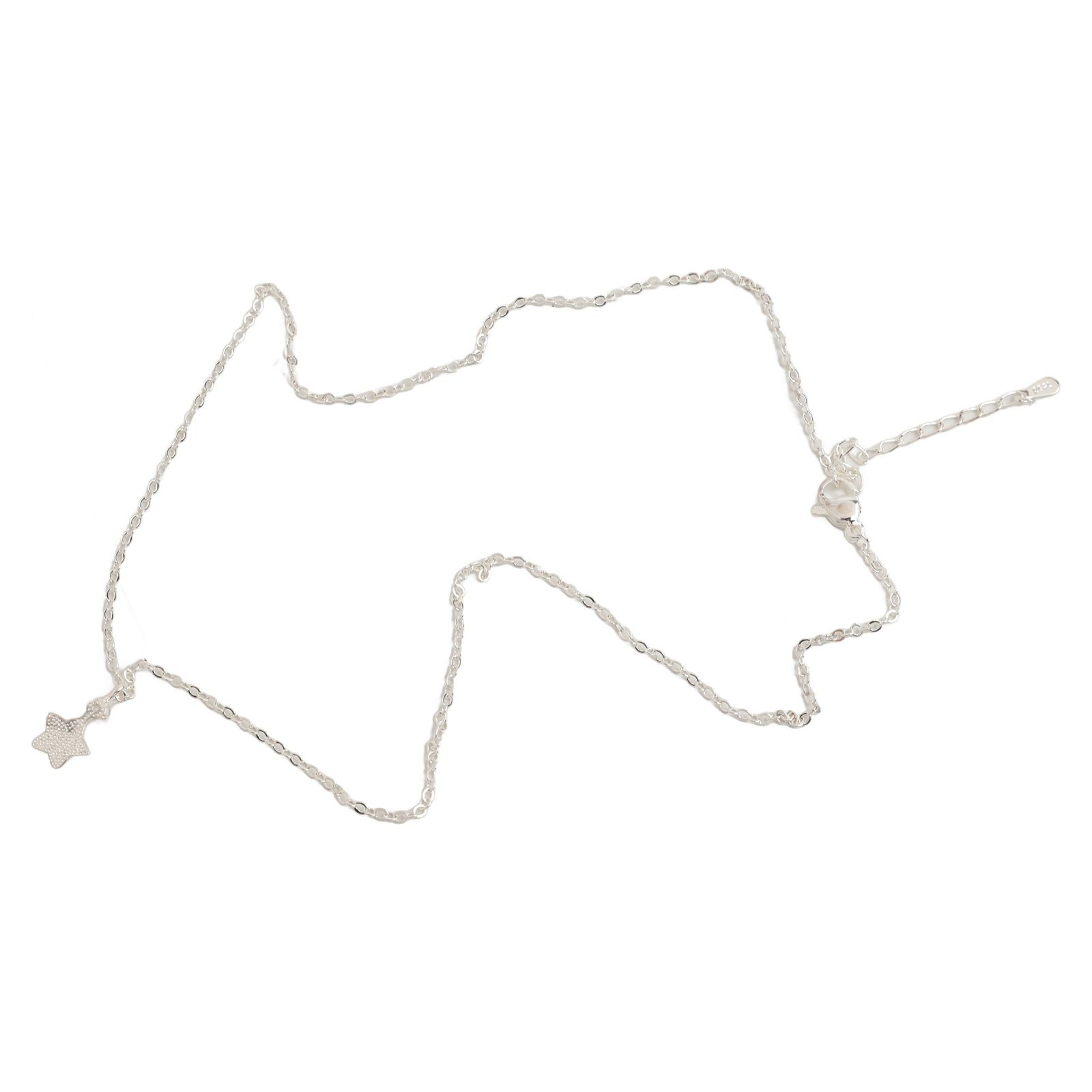 Stylish Brushed Star Zircon Necklace with Copper Material for Durability - Picture 19 of 25