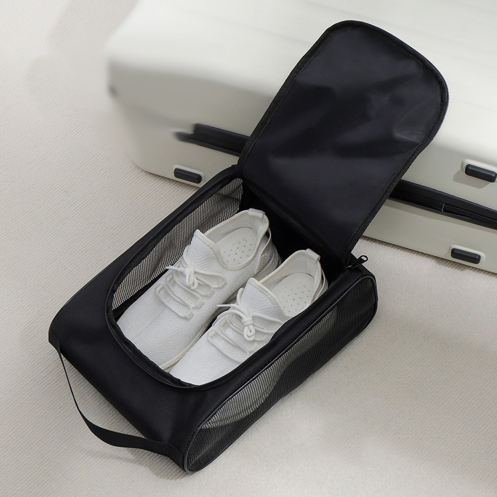 Reisefreundliche Golfschuh-Aufbewahrungstasche mit belüfteten Funktionen für Frische - Bild 25 von 37