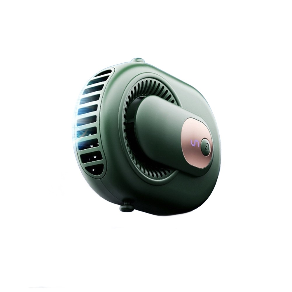 Rechargeable Portable Fan with 5 Adjustable Speeds and Status Display