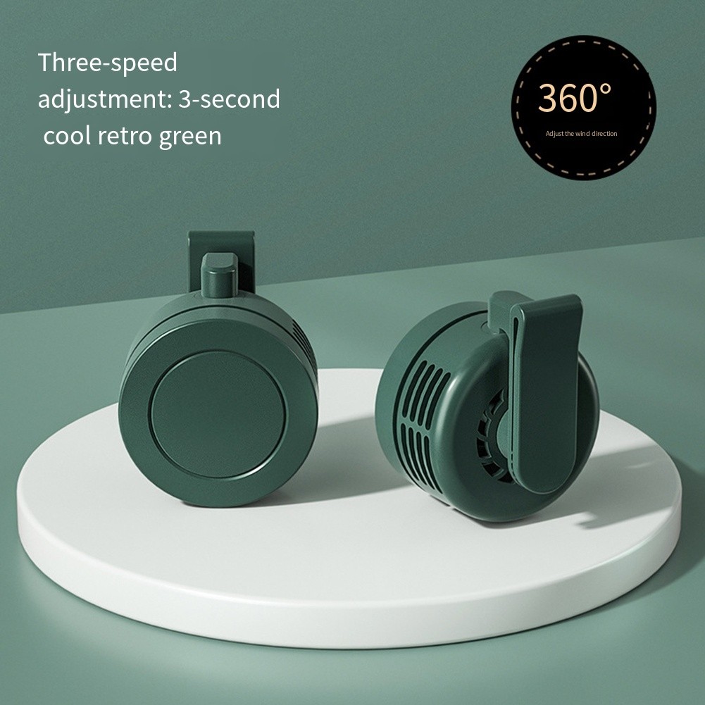 Adjustable Clip Fan USB 3 Speed Settings and 360 Degree Rotation Feature