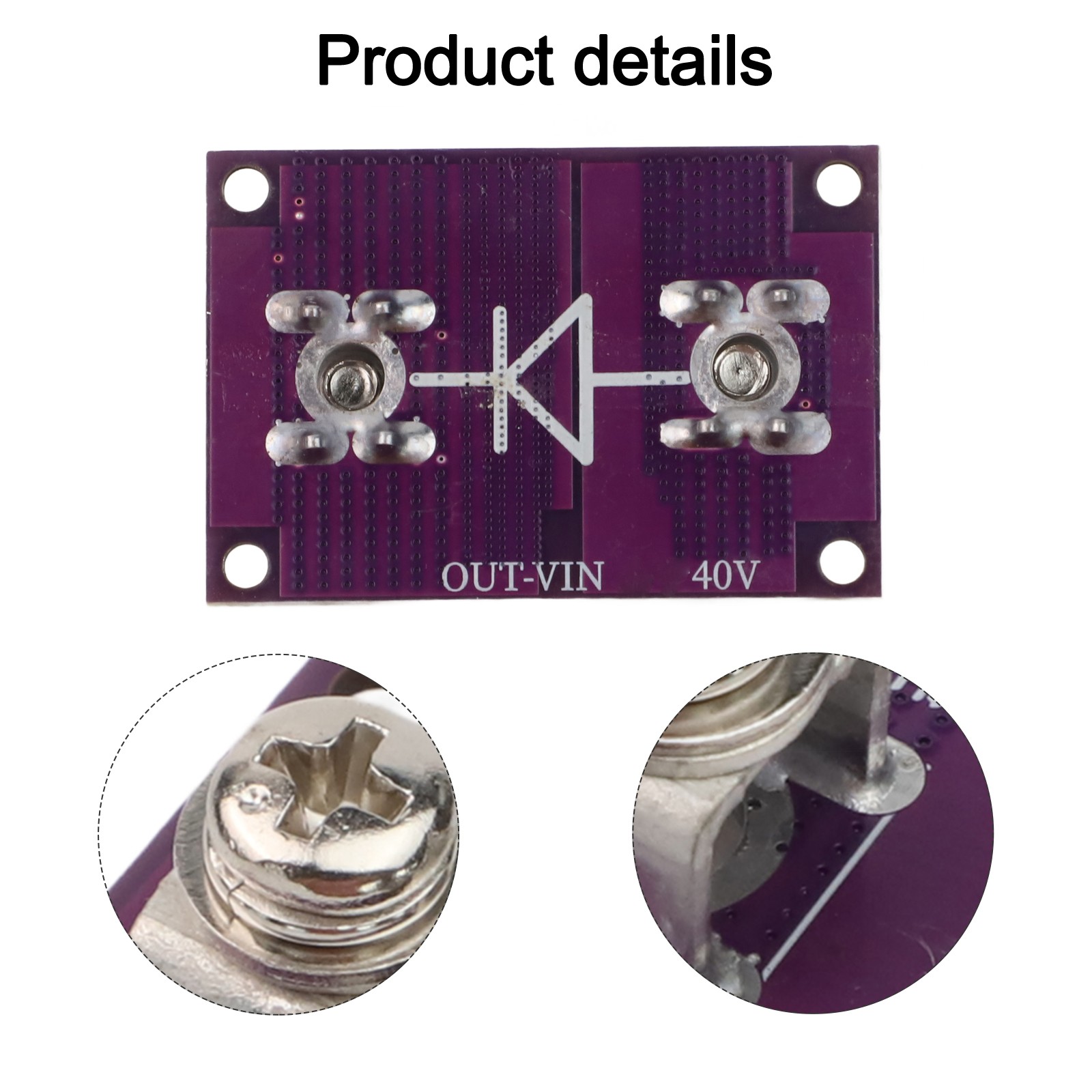 Solar Diode Module for Backflow Protection in High Current Applications