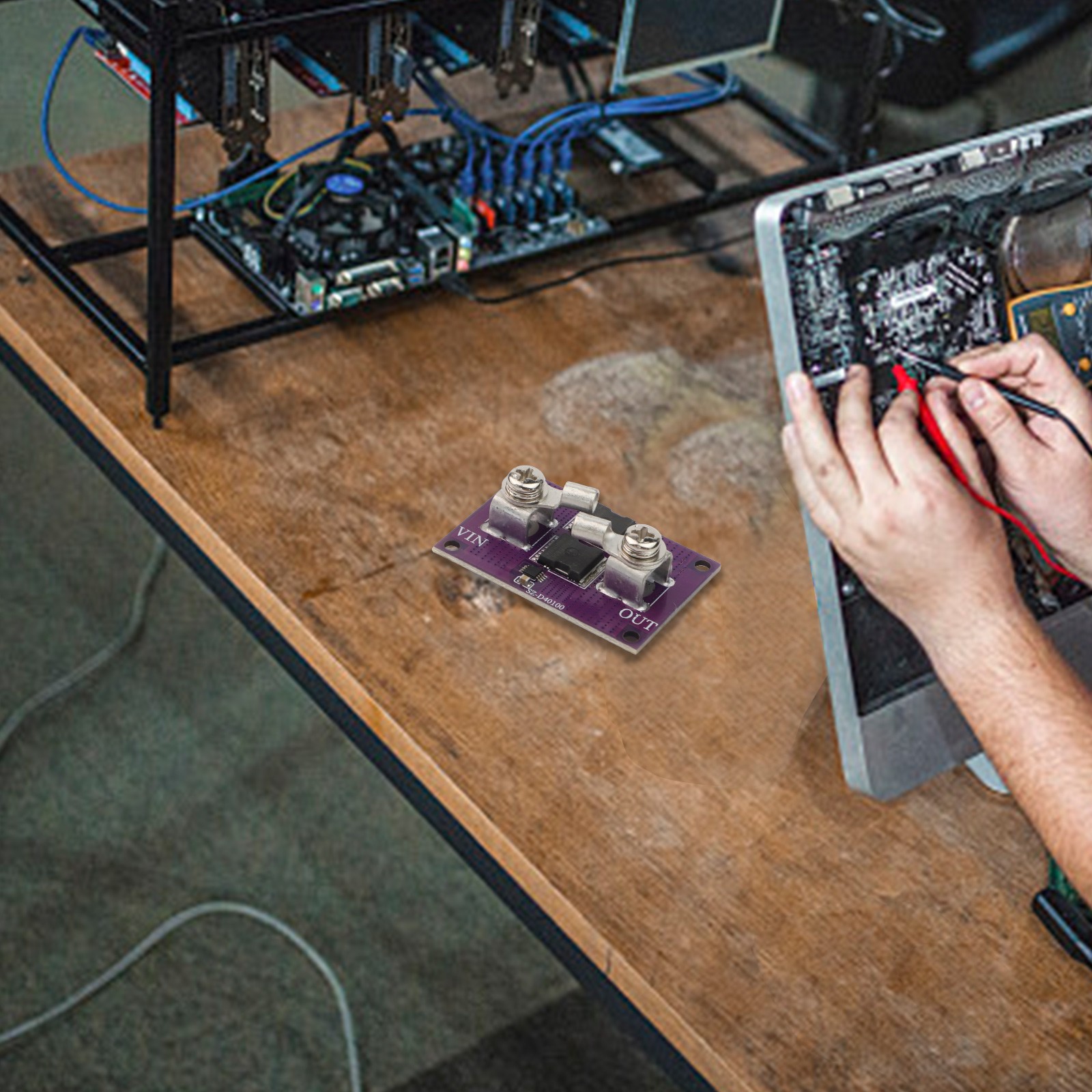 Simplified Circuit Design with Solar Diode Module for Backflow Prevention