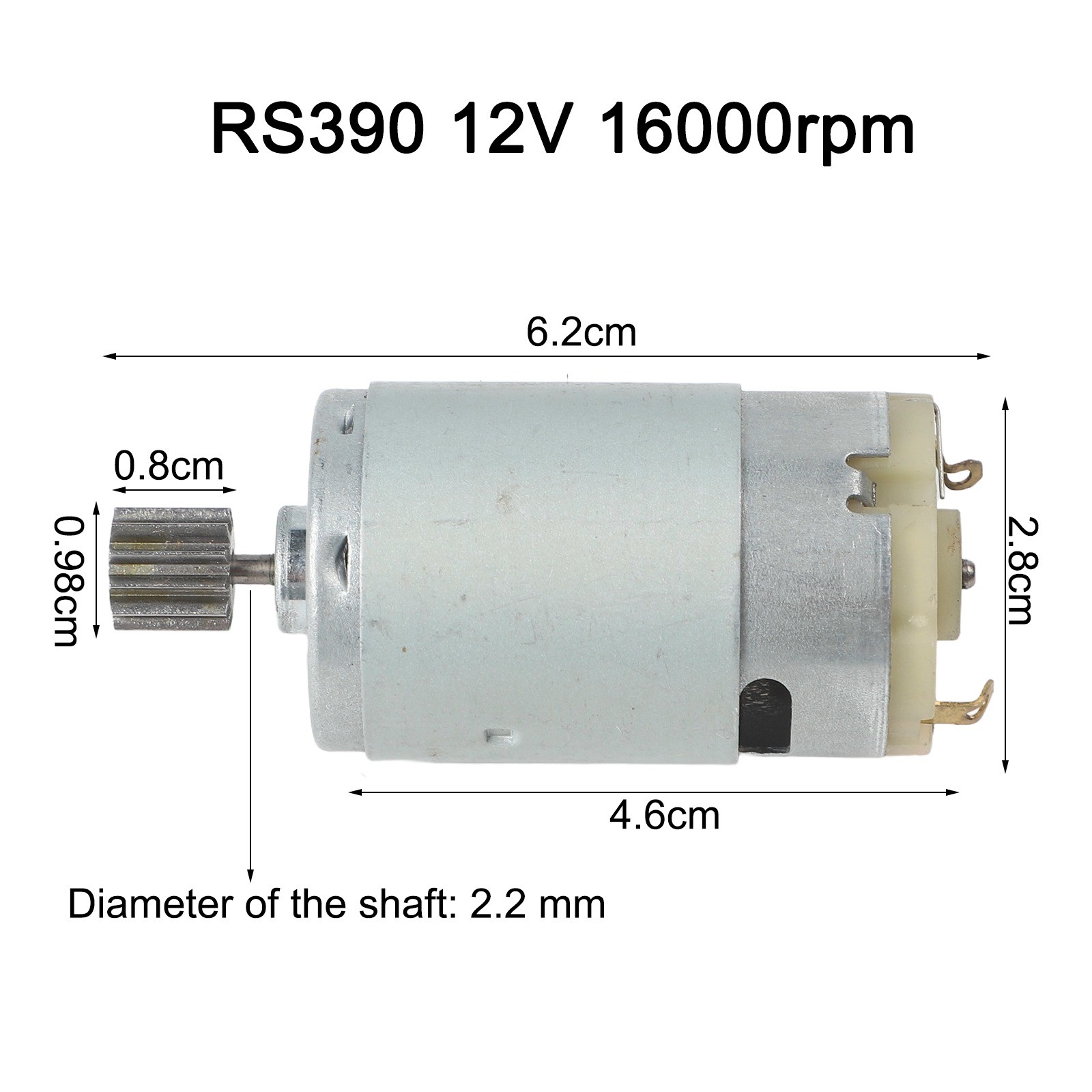 Children's Electric Car Motor RS550 RS390 RS380 6V 12V 24V Gear Options - Picture 90 of 123