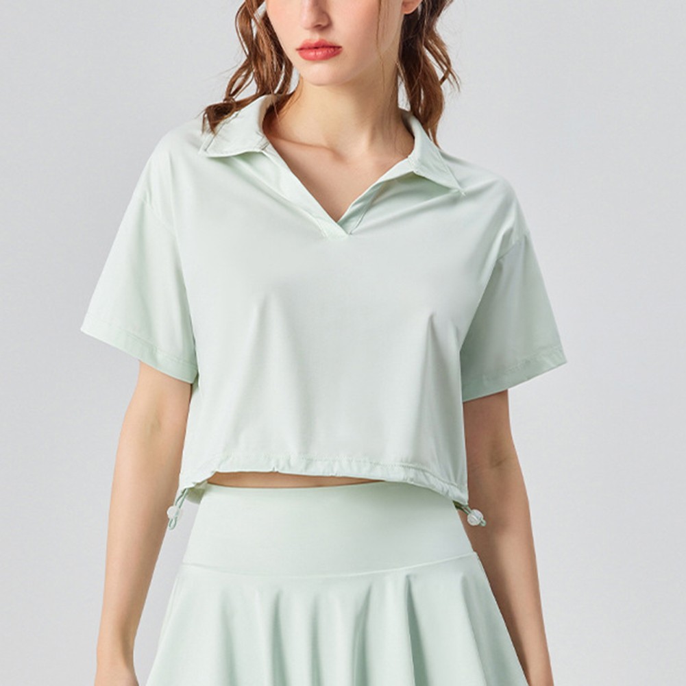 High Neck T-Shirt For Daily Use Daily Outfit Medium Stretch Solid Color