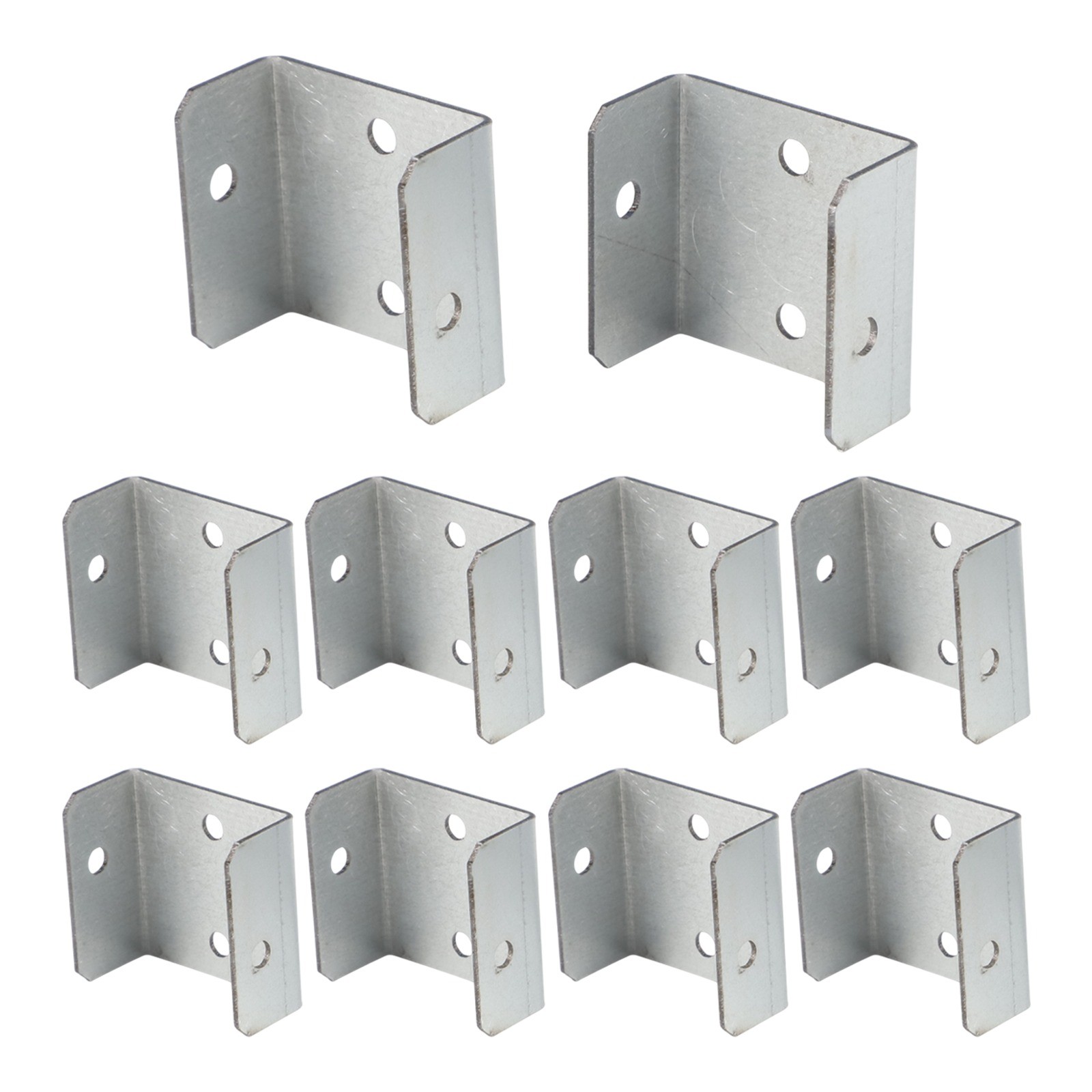 Galvanized Clips for Fence Panels 10 Pack Compatible with Timber Posts - Picture 32 of 51