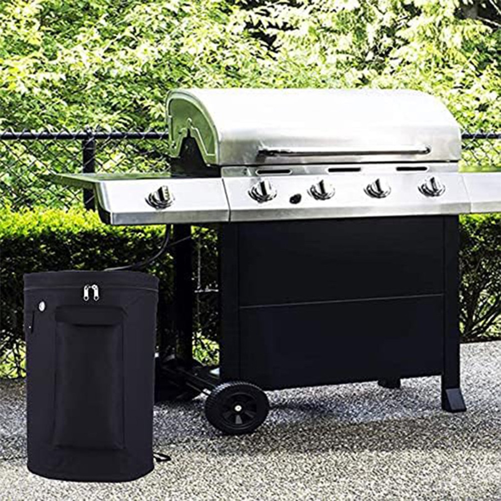 Outdoor Propane Gas Tank Cover with Storage Bag Compatible with 5kg or 11kg - Picture 16 of 18