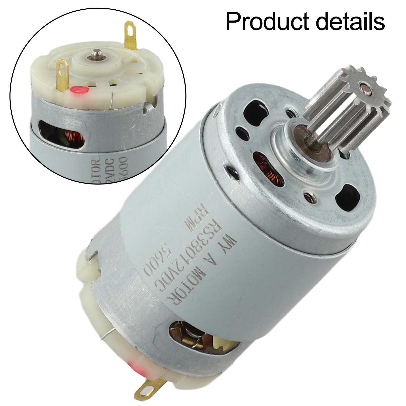 Children's Electric Car Motor RS550 RS390 RS380 6V 12V 24V Gear Options - Picture 118 of 123