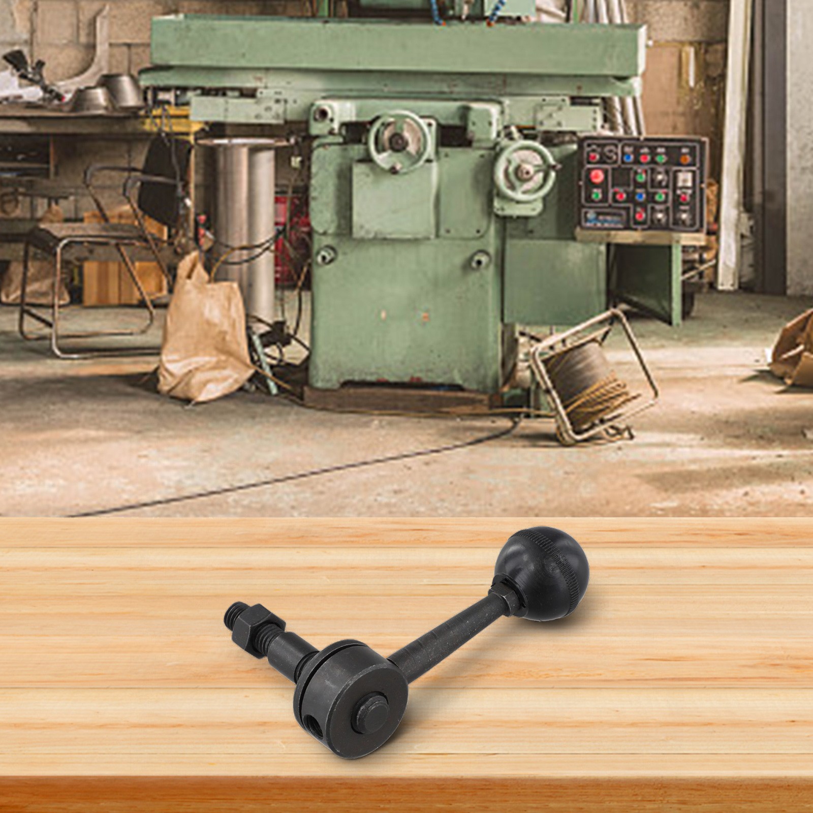 Lock Nut Assembly for Bridgeport Mill with British 3/8 and 1/2 Threads