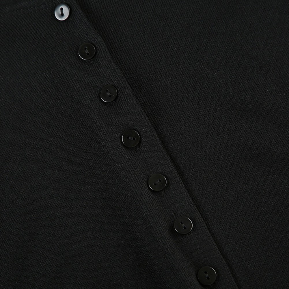 Women's V Neck Dress with Button Front A Line Slim Fit for Stylish Summers - Picture 48 of 66