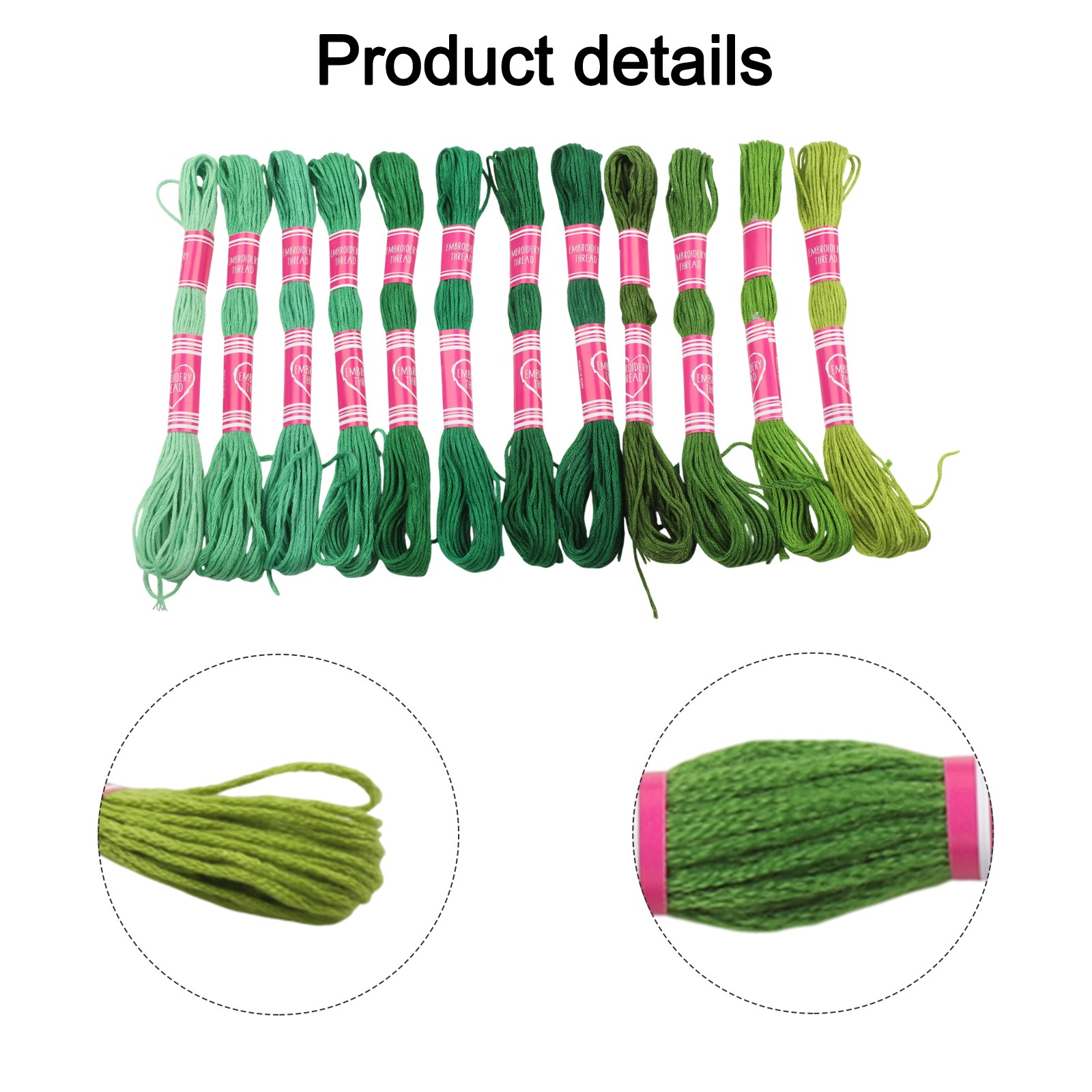 Embroidery Thread Set Embroidery Floss Cross-stitch Thread Long-lasting - Picture 17 of 28