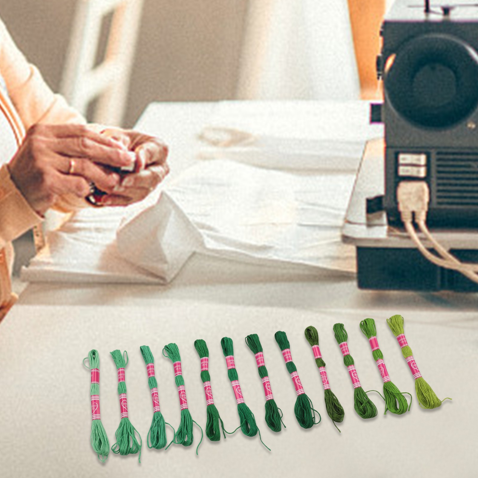 Embroidery Thread Set Embroidery Floss Cross-stitch Thread Long-lasting - Picture 23 of 28