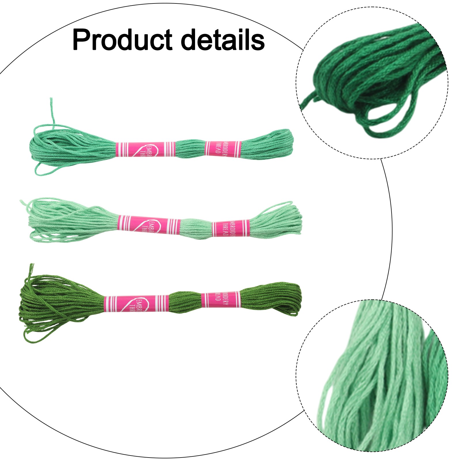 Embroidery Thread Set Embroidery Floss Cross-stitch Thread Long-lasting - Picture 16 of 28