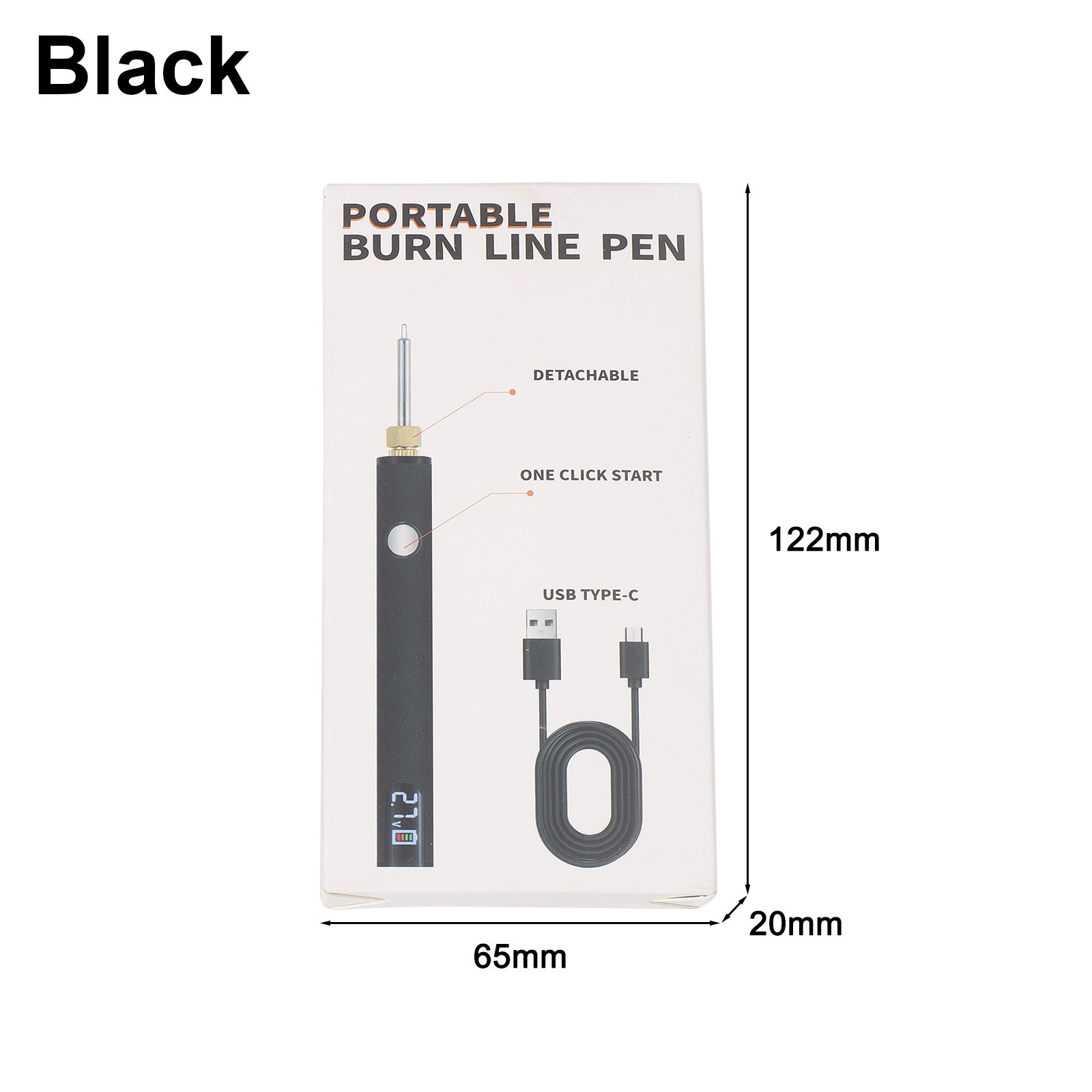 Lightweight USB Soldering Iron Set with 3 Voltage Settings for Home Use