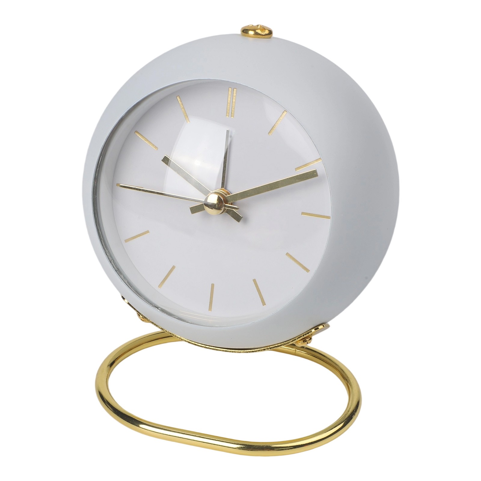 Electronics Desk Clock Mute Silent Operation with Glow Hand for Office