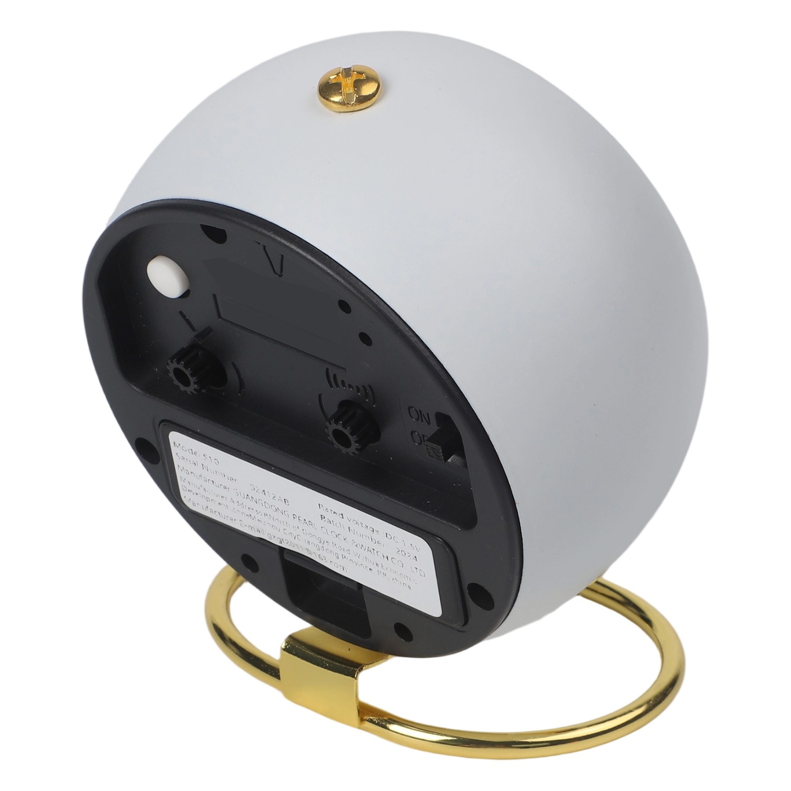 Electronics Desk Clock Mute Silent Operation with Glow Hand for Office