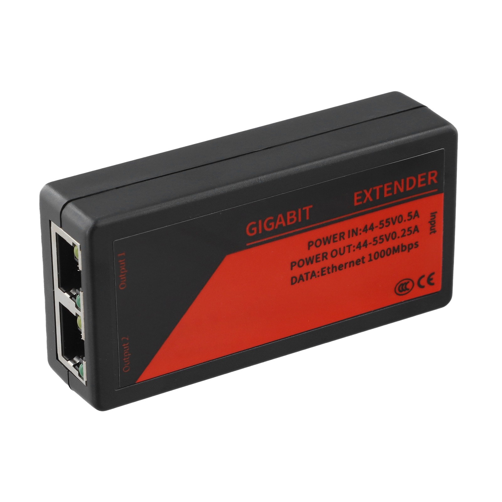 Compact 2 Port For POE Repeater for Network Extension and Security For Cameras