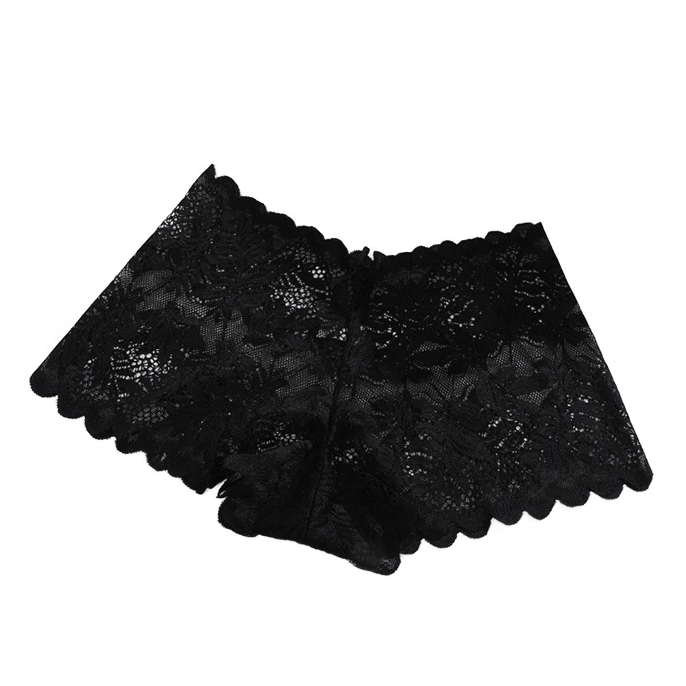 Women’s Soft Triangle Pants Transparent Lace Underwear for All Seasons